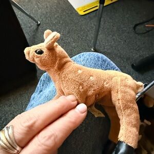 Folkmanis fawn finger puppet Plush Tan Deer Toy